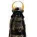 # 9670 Fantastic Late Edo era Japanese Samurai Complete Armor Suit, Gilt Crescent Kabuto with Beast Maedate