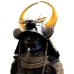# 9670 Fantastic Late Edo era Japanese Samurai Complete Armor Suit, Gilt Crescent Kabuto with Beast Maedate