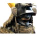 # 9670 Fantastic Late Edo era Japanese Samurai Complete Armor Suit, Gilt Crescent Kabuto with Beast Maedate