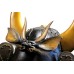 # 9670 Fantastic Late Edo era Japanese Samurai Complete Armor Suit, Gilt Crescent Kabuto with Beast Maedate