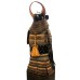 # 9670 Fantastic Late Edo era Japanese Samurai Complete Armor Suit, Gilt Crescent Kabuto with Beast Maedate