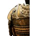 # 9670 Fantastic Late Edo era Japanese Samurai Complete Armor Suit, Gilt Crescent Kabuto with Beast Maedate